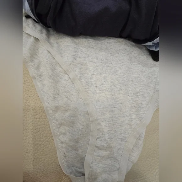 House of Harlow 1960 Set Of 4 Cotton Panties Underware Grey Navy Blue Size XL - Picture 4 of 4